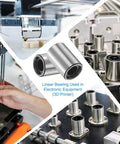 Sealed LM4UU 4x8x12 mm linear ball bearings in a 4-pack with rubber seals used in 3D printers and CNC axes for dust protection.
