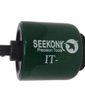 Seekonk IT-3-GN-89, 1/4" Pre-Set Torque Limiter, Green, 89 in. lbs, side view showing green casing and drive.