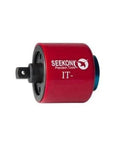 Seekonk IT-4-RD-267, 3/8" Pre-Set Torque Limiter in red finish, side view showing drive connection, protects industrial gearboxes at 267 in. lbs.