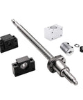 SFU1204-300mm Ballscrew Kit with Anti-Backlash Nut Housing and End Supports BK/BF10, includes precision shaft coupler