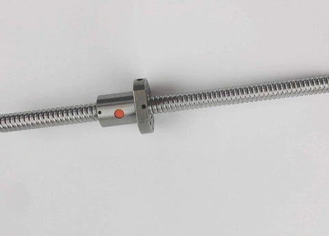 SFU1204 Ball Screw With Nut 600mm Length 12mm Diameter For CNC Machines, showcasing high stiffness and accurate positioning.