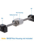 SFU1605 Ball Screw Assembly 16mm Diameter Lead 5mm 700mm Length with Anti Backlash Nut for BK BF12 CNC Machines