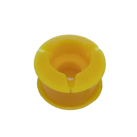 Yellow component from Automatic Transmission Shift Cable Bushing Repair Kit for Loose Shifting Fix and Smooth Gear Selector Operation.