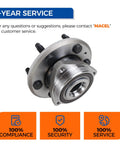Wheel Bearing And Hub Assembly 513277 Front And Rear Six Lug With ABS Compatible With Buick Enclave Chevy Traverse GMC Acadia Saturn Outlook Replacement Part Premium Aftermarket For Durable Performance Sealed Bearings And Easy Installation