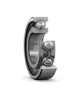 Side view of SKF Bearing 6019 Cylindrical Bore 95 Millimeter Steel Bearing With Sheet Metal Cage Normal Clearance For Industrial Grade Machinery