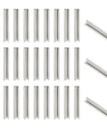 Slotted Spring Pin, 50 Pcs 1/8" x 3/4" (3.2mm x 20mm) 304 Stainless Steel Split Roll Pins Spring Dowel for Home Improvement Automotive Machine Repair, Silver
