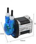 Small peristaltic Pump Stepper Motor 24V Adjustable Speed Kamoer KPAS-100 Long Service Life high-Precision dosing Pump
