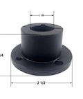 Split Taper Bushing for Pulleys H Style One And One Eighth Inch Bore CMFG STB Cast Steel Heavy Duty Locking with dimensions