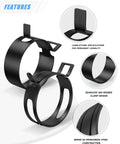 Close-up view of 100 Piece 6 To 25mm Spring Hose Clamps Assortment Kit with durable steel design and seamless 360-degree construction.