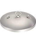 M6x25mm Ball Nut Knob Set 2 Pack In 304 Stainless Steel Round Blind Hole Screw Cap Covers with ring, silver finish, side view.