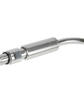 Two Pack Japanese Bearing Tube Nozzles for Car Interior Air Blow Guns, M10x1 Thread, 120 Mm Long, Stainless Steel