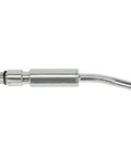 Two Pack Japanese Bearing Tube Nozzles for Car Interior Air Blow Guns, M10x1 Thread, 120 Mm Long, Stainless Steel, side view