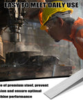 Worker using lathe machine with a 6 Piece Stainless Steel Flange Wedge Set For Lathe Machines 18x32x152mm Beveled