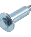 2X Front Wheel Shaft Bolt 90101-VG3-000 Compatible with Honda HRR216 Lawn Mower, stainless steel bolt with hex head, front view