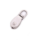 Stainless Steel M15 Wheel Swivel Pulley Block Heavy Duty Steel Single Wheel Swivel Lifting Rope Pulley for Wire Rope