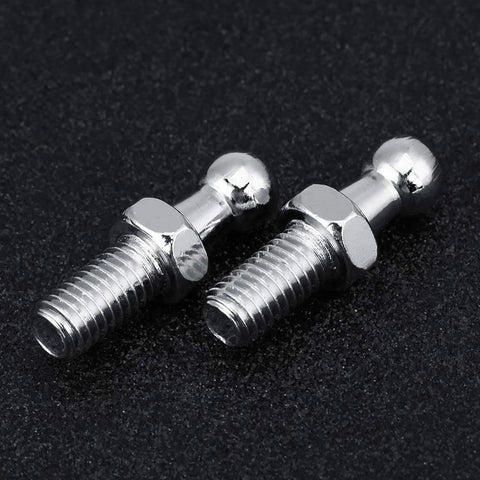 700Mm 5 M8 Ball Stud,Stainless Steel Ball Stud Bolt M8,2 pcs for Gas Struts,Ball Ended Bonnet 8Mm,10mm on black background