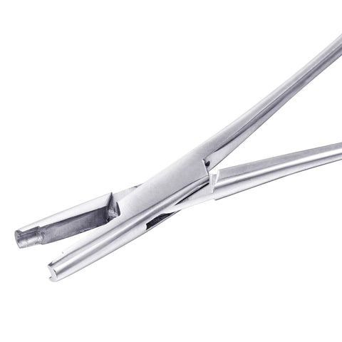 4mm Jaw Piercing Ball Removal Tool Stainless Steel Dermal Anchor Forceps for dermal tops, for safe piercing ball insertion and removal.