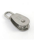 Stainless Steel Pulley M25 Single Wheel Swivel Lifting Rope Pulley Set Lifting Wheel Tools(M25) close-up view