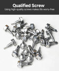 Stainless Steel Self Tapping Screws For Metal Kit 110 Pieces No 8 Hex Head Self Drilling Screws Assortment Pile Overview