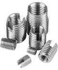 Stainless Steel Inner Thread Self Tapping Thread Inserts Set With Storage Case 50Pcs M3 M4 M5 M6 M8 M10 Self Tapping Inserts, multiple sizes