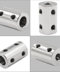 Two Piece Stainless Steel Shaft Couplings 5 Mm To 8 Mm Bore For 3D Printers Two Pack Rigid Couplers for torque transfer