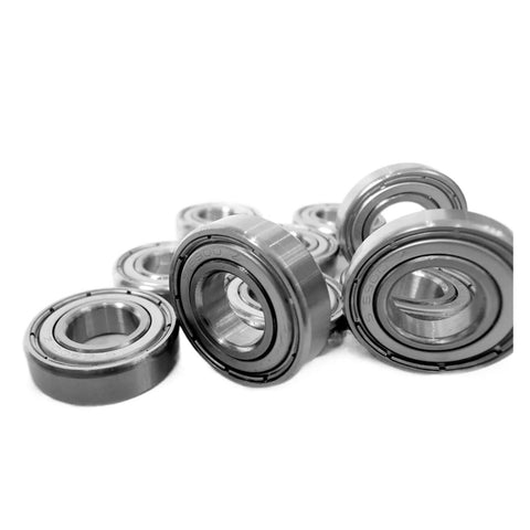 Two Pack Stainless Steel Ball Bearings S6200Z And S6210Z for miniature precision in small machinery robotics and hobby projects