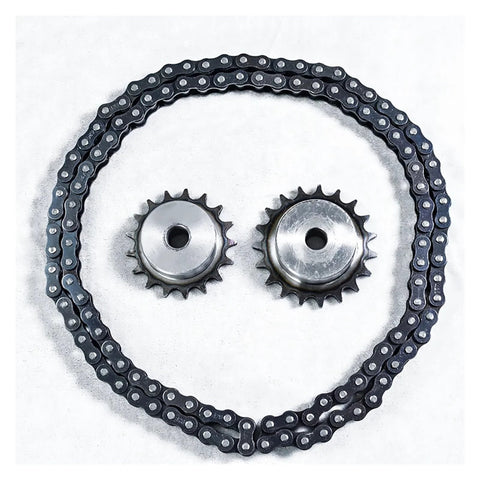 Industrial Motor Roller Conveyor Transmission Chain Sprocket Gear 29 Teeth Sprocket, steel gears and chain set