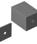 Square Plate Washer 2 By 2 Inch One Eighth Inch Thick Weld On Finish Pack Of 20 Steel for load distribution and surface protection