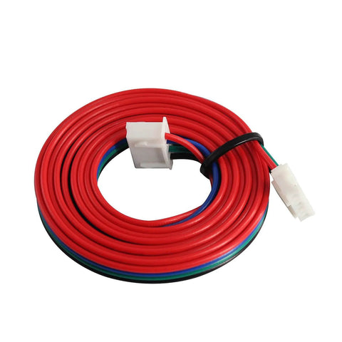 Red cable for Nema 17 Stepper Motor 42x60mm 2.1A 2 Phase 4 Wires 1.8 Degrees with 1Meter Cable for 3D Printer Motors.