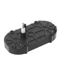 Stepper Rotation Motor 270 Degrees Auto Instrument Machine Black Plastic+Metal Black Plastic+Metal, 2.9 5.9cm(1.14 2.32in) side view