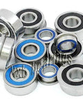 Ball Bearings for Tamiya Globe Liner, chrome steel, rubber sealed, close-up of assorted sizes