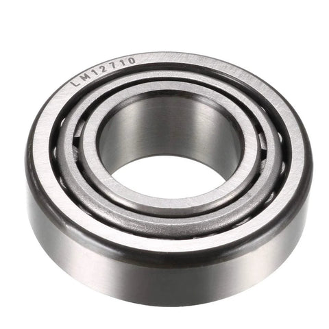 Single Row Tapered Roller Bearing Cone and Cup Set LM12749/LM12710 for axial and radial load support in machinery, front view