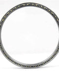 KF080CP0 Thin Section Bearing ID 8" OD 9-1/2" Width 3/4" inch showing open design and brass cage.