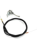 Throttle Cable Kit Upgrade for J36 JS36 B46 BS46 Trowel Machines showing cable and lever parts for precise throttle control.