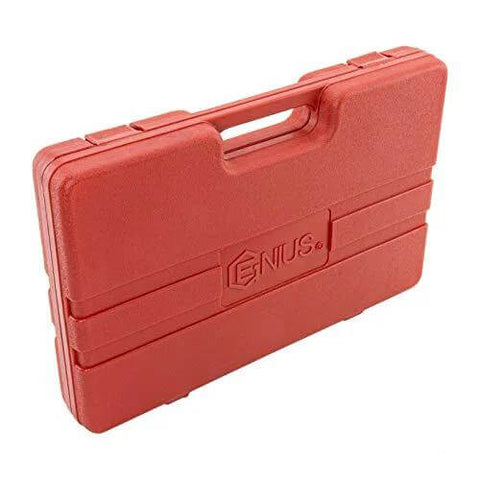 Red carrying case for 10 Piece 1/2" Drive Torque Extension Bar Set, Color-Coded, 60 ft.lbs.~150 ft. lbs.