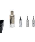 4 Inch Lbs Torque Limiter & Three Bit Combo Pack with drive and Torx, hex bits