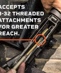 Demonstration of Torque Limiter/All-in-One Torque Drive/Modular T-Drive Bundle accepting 8-32 threaded attachments for firearm maintenance