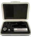 Precision Torque Limiter Kit 65 in-lb – Calibration Certified Torque Control System with ratchet, adapters, and case displayed.
