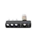 4 Inch Lbs Torque Limiter & Three Bit Combo Pack showing metal torque limiter and three hex bit set, front view.