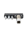 4 Inch Lbs Torque Limiter & Three Bit Combo Pack with Torx, hex bits, and 1/4in drive displayed on a white background.
