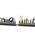 Set of 4 Torque Limiters & Modular T-Drive Wrench with 1/4" drive bits displayed on a rack for gun maintenance