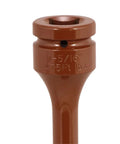 Torque Limiting Socket, 1" Drive, 475 ft/lb, 33mm-1-5/16, Brown, 40402 close-up view showing size markings.