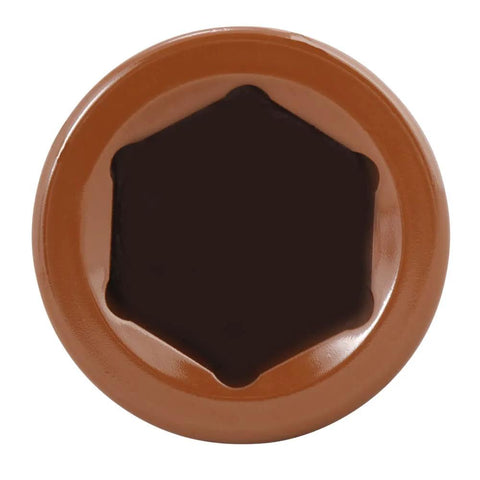 Top view of brown Torque Limiting Socket, 1" Drive, 475 ft/lb, 33mm-1-5/16, 40402