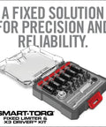 Real Avid Smart-Torq Fixed Limiter & X3 Driver Kit with 6 Fixed Torque Limiters and Storage Case shown open