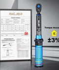 Torque Wrench, UPGRADE Mini 1/4" Drive Click Torque Wrench with inspection certificate and torque accuracy up to ±3%