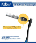 3/8 inch Drive LaBear Torque Adapter with 35Nm Torque Limited Wrench Manganese Phosphate for Oil Filter & Spark Plug