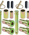 Two Pack Cat 1 Quick Hitch Adapter Bushing Kit For Category I 3-Point Tractors Include 5-1/2 Inch Top-Link Pin and Heavy-Duty Lynch Pin