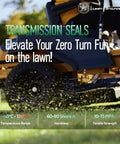 Lawn mower with Hydro-Gear transmission using Transaxle Seal Service Kit For ZT-2800 ZT-3100 ZT-3200 ZT-3400 Rebuilds.
