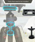 Ball Head Conversion Kit With Ball Head Mount And Arca Swiss Saddle Mount Exclusively For The Original Tripod, installation guide