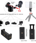 Diagram of 30 Pack Tripod Screw Mount Kit with phone and accessories, 1/4 inch screw, adapter details for DSLR cameras and monopods.